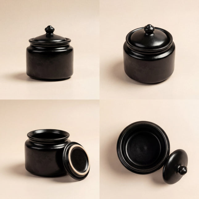 RK Sugar Pot ( Noir ) ( 360 ml )