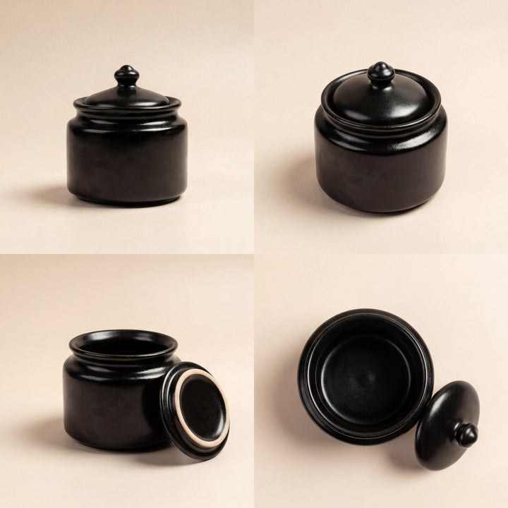 RK Sugar Pot ( Noir ) ( 360 ml )