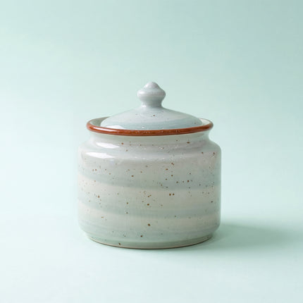 RK Sugar Pot ( Teal Colorline ) ( 360 ml )