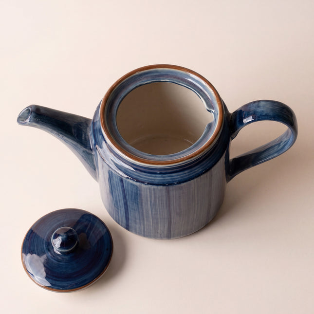 RK Tea Pot ( Cobalt Blue Colorline ) ( 1000 ml )