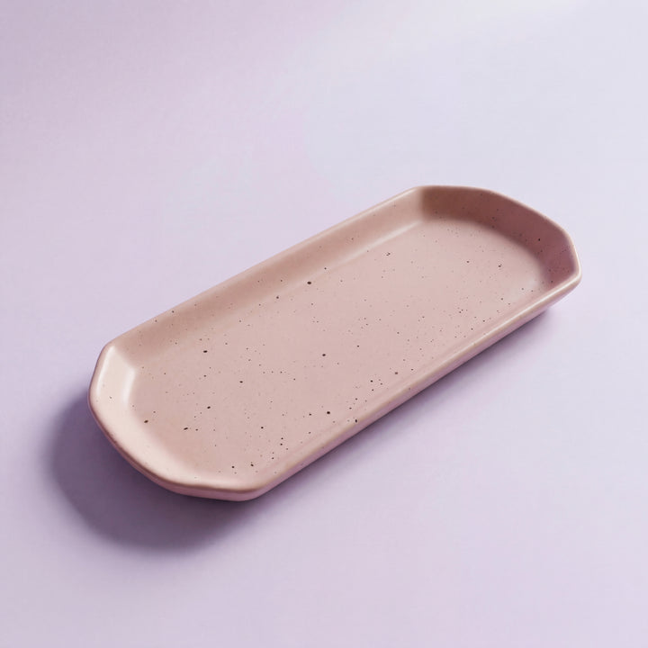 11.5"x6" YM Rectangular Platter ( Old Rose Matte )