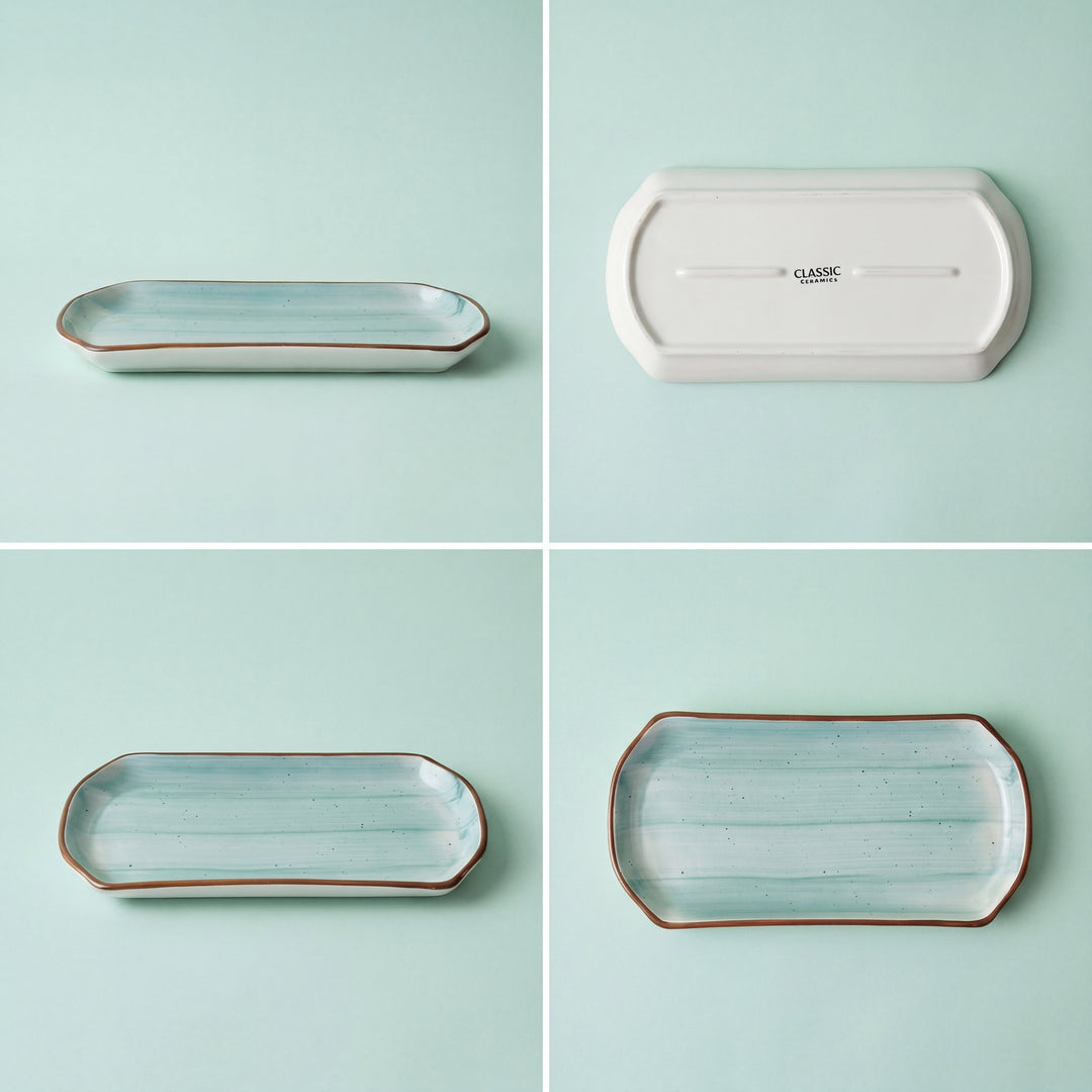 11.5"x6" YM Rectangular Platter ( Breeze )