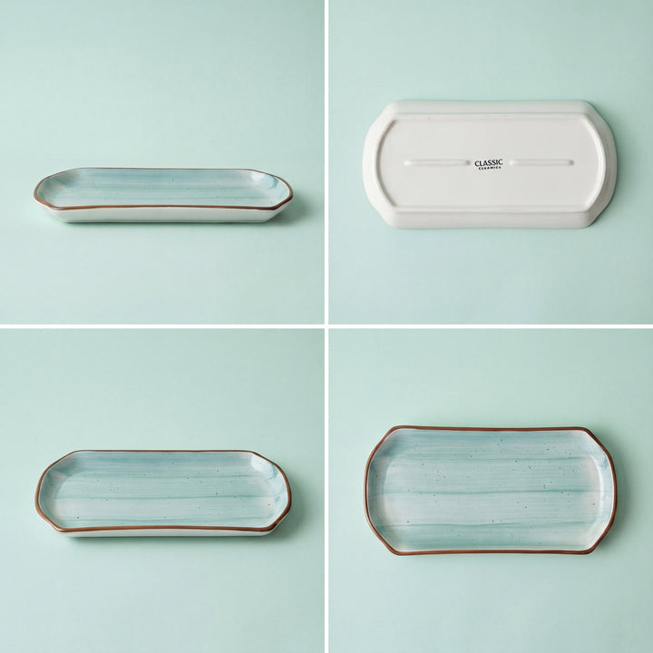 11.5"x6" YM Rectangular Platter ( Breeze )
