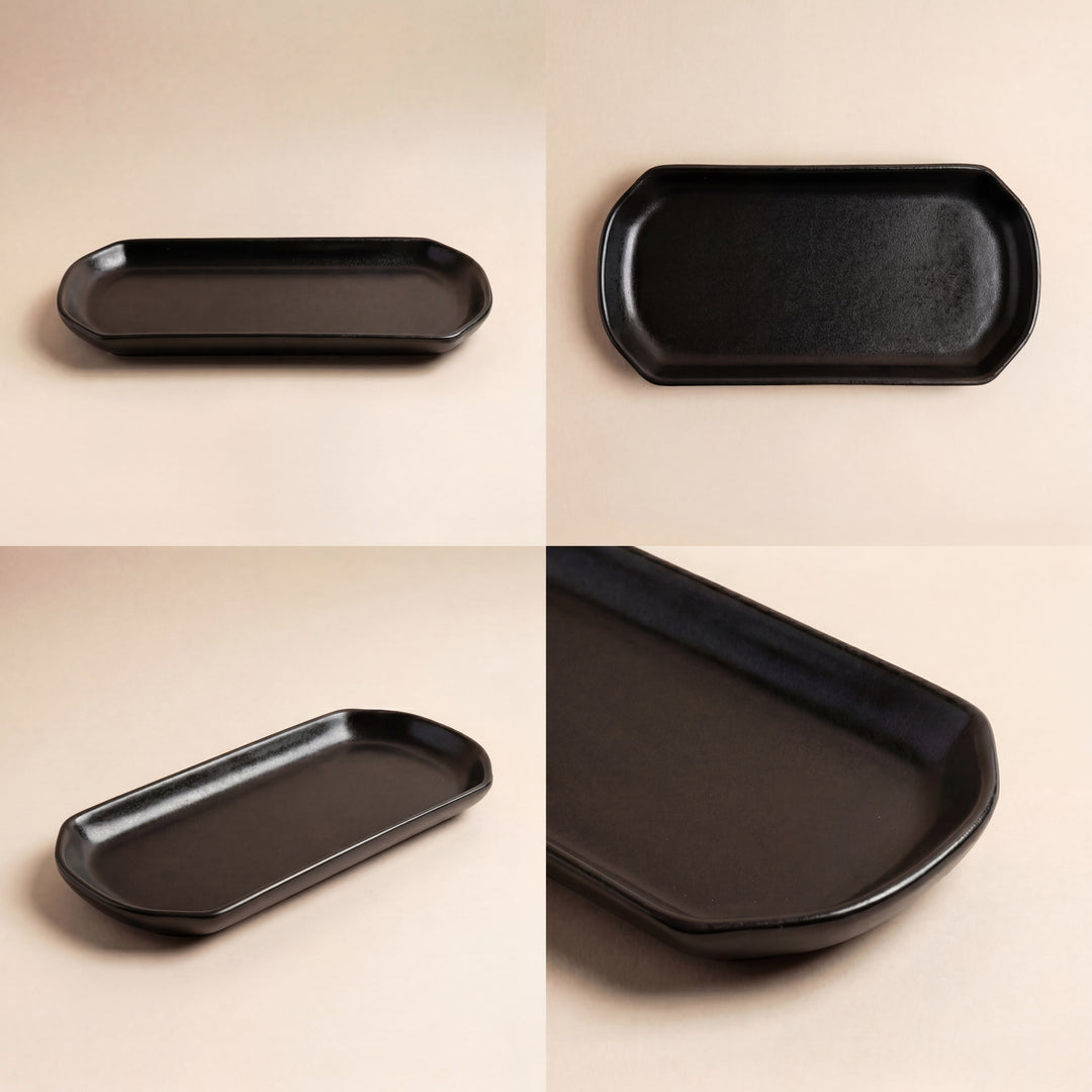11.5"x6" YM Rectangular Platter ( Noir )